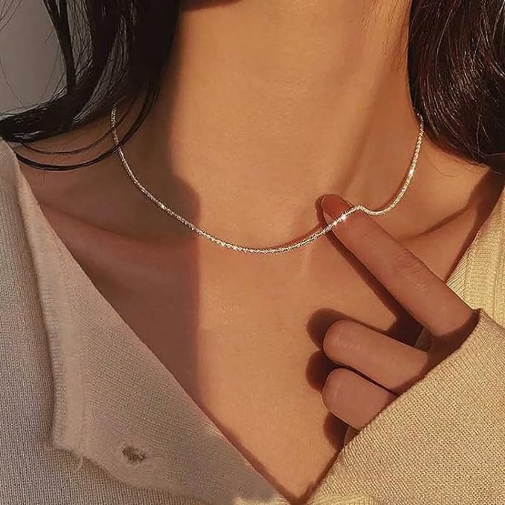 GORGEOUS TWO LAYERED NECKLACE - Picture 3 of 6